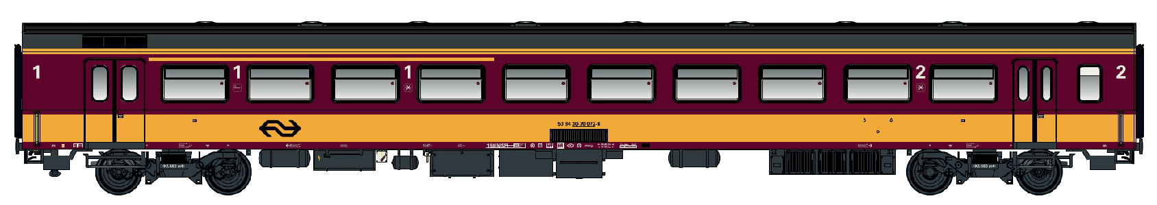 LS Models LS44263 - Personenwagen ICR 1./2.Kl. A4B