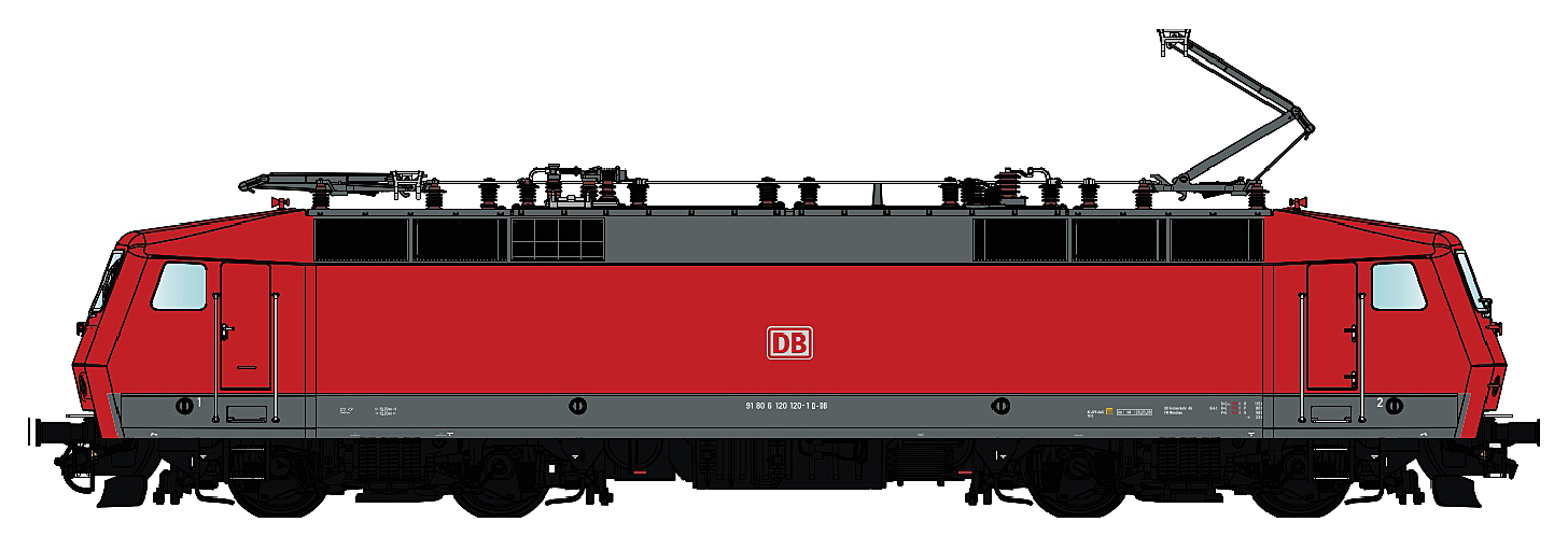 LS Models LS16588ACS - E-Lok BR 120.2 DB Regio, Ep