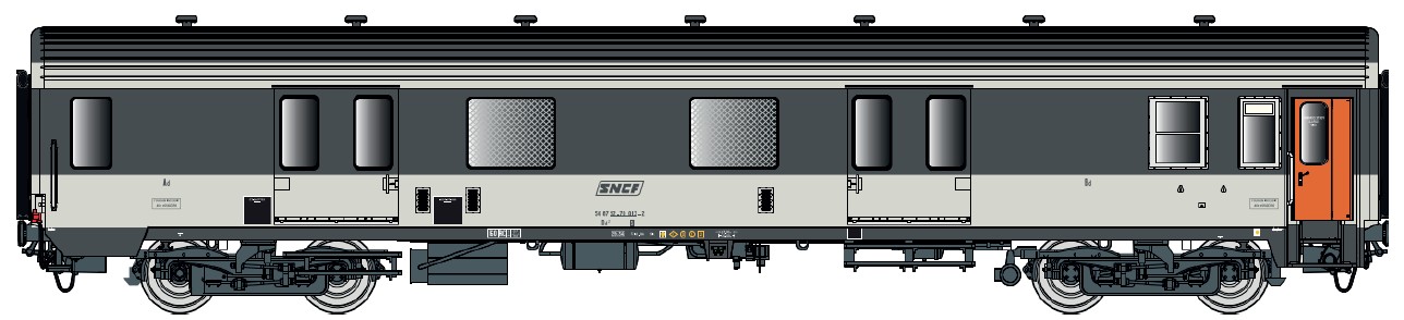 LS Models LS31231 - Packwagen MC76 Dd2 SNCF, Ep.IV