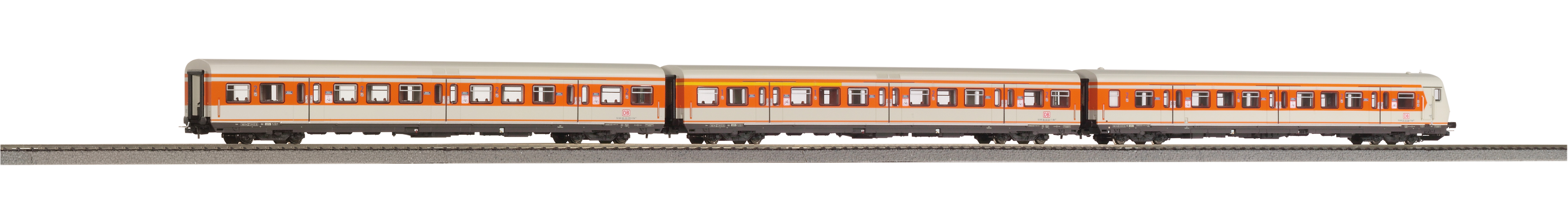 Piko 58226 - 3er Set S-Bahn Wagen orange-grau DB A
