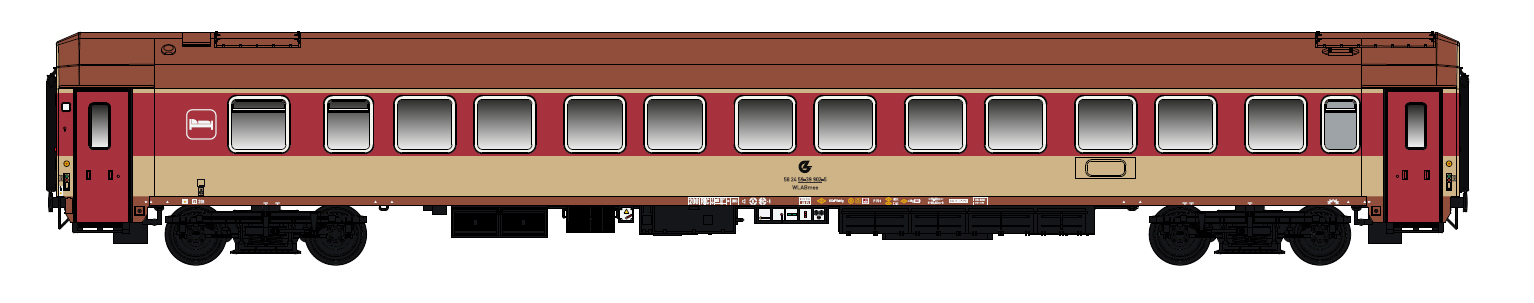 LS Models LS48213 - Schlafwagen WLABmee MV (Miegam