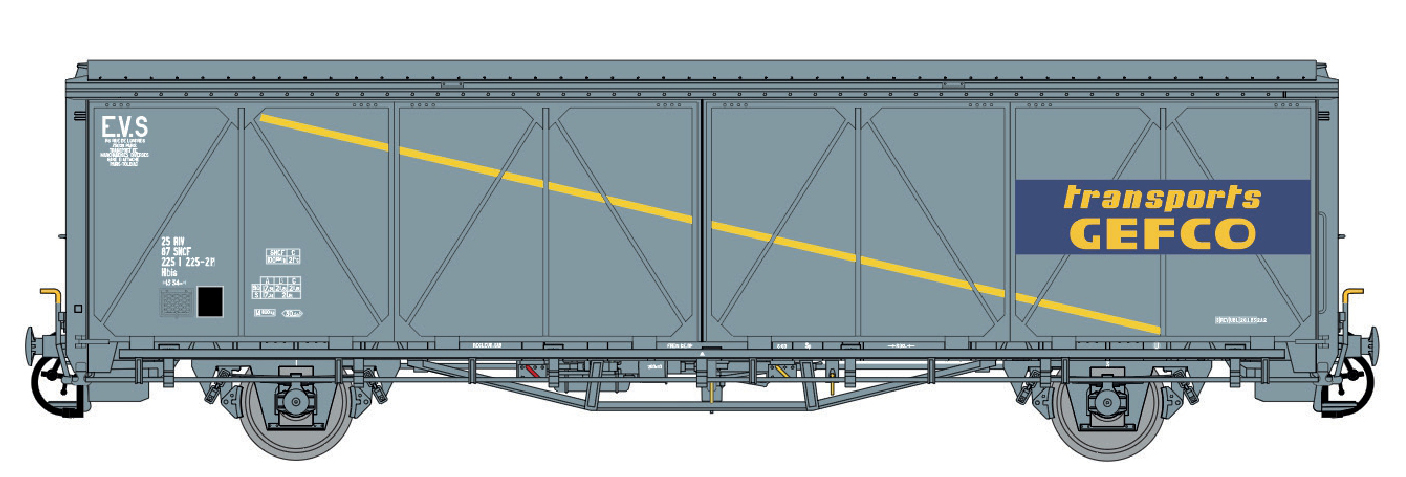 LS Models LS30686 - Schiebewandwagen Hbis SNCF/EVS