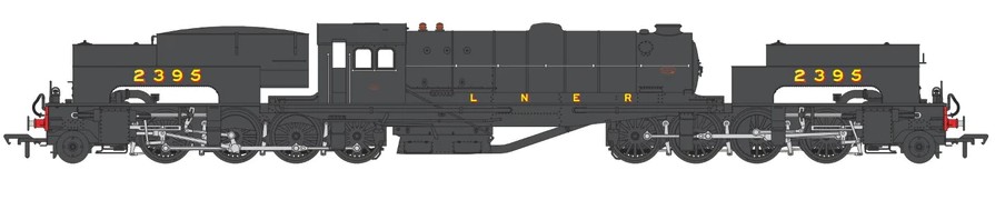 Heljan HE3000 - Dampflok Class U1 Garrat LNER, Ep.