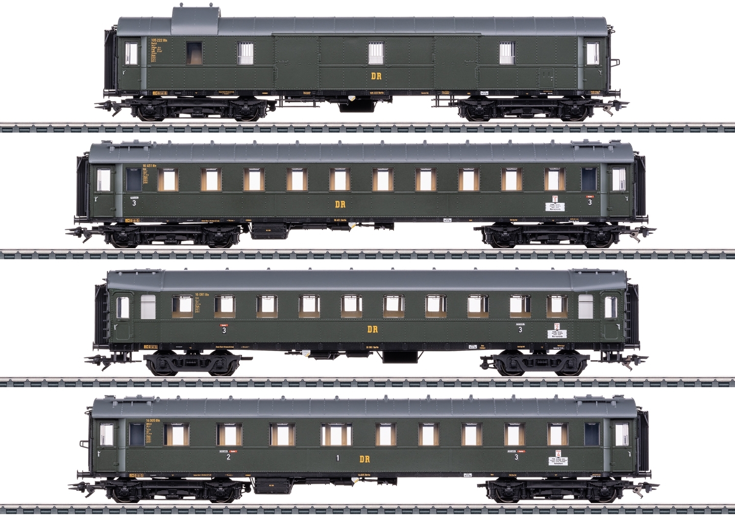 Märklin 42514 - Wagen-Set z.BR19 DR/DDR