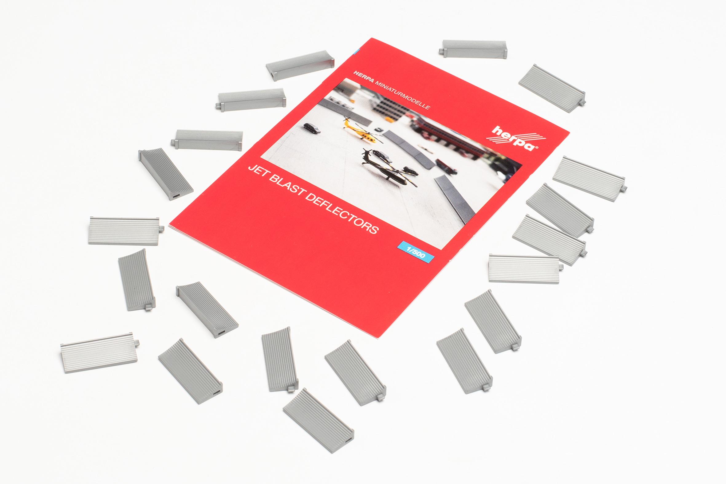 herpa 536165 - Jet blast deflectors 1-500