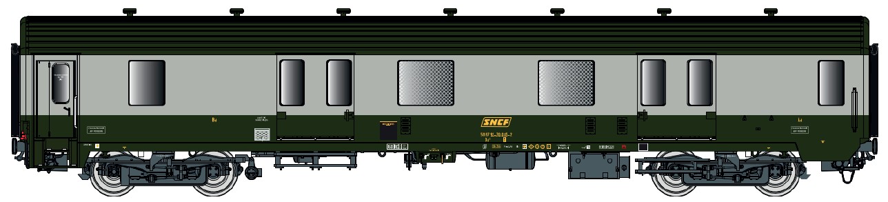 LS Models LS31230 - Packwagen MC76 Dd2 SNCF, Ep.IV