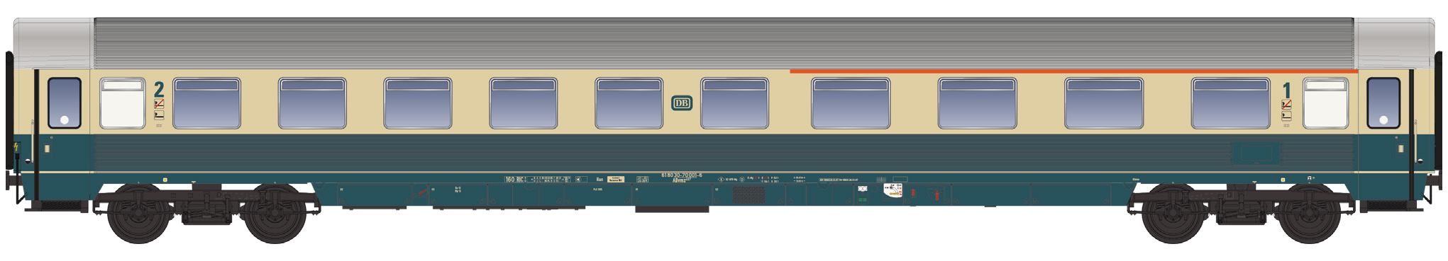 L.S. Models LS46013-1DC - LHB Personenwagen Abvmz