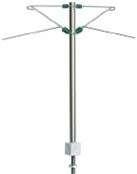 Sommerfeldt 116 - H0 H-Profil-Mittelmast 68mm, Gle