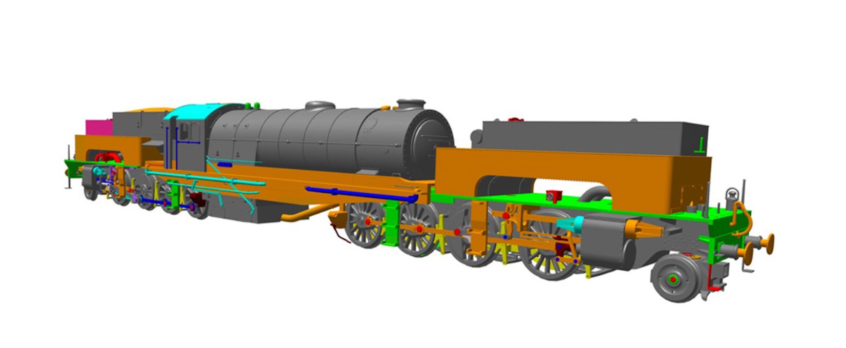 Heljan HE30033 - Dampflok Class U1 Garrat BR, Ep.I