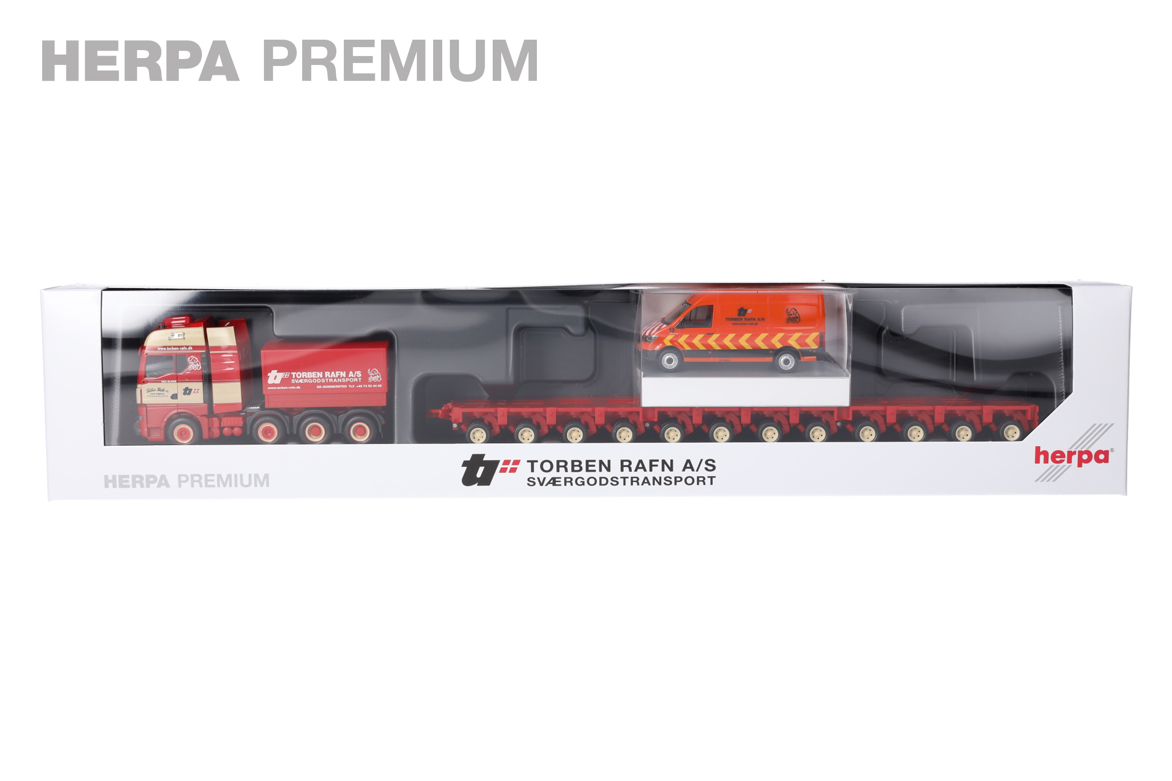 herpa 960991 - MAN TGX GX SchwerlZH Set Rafn