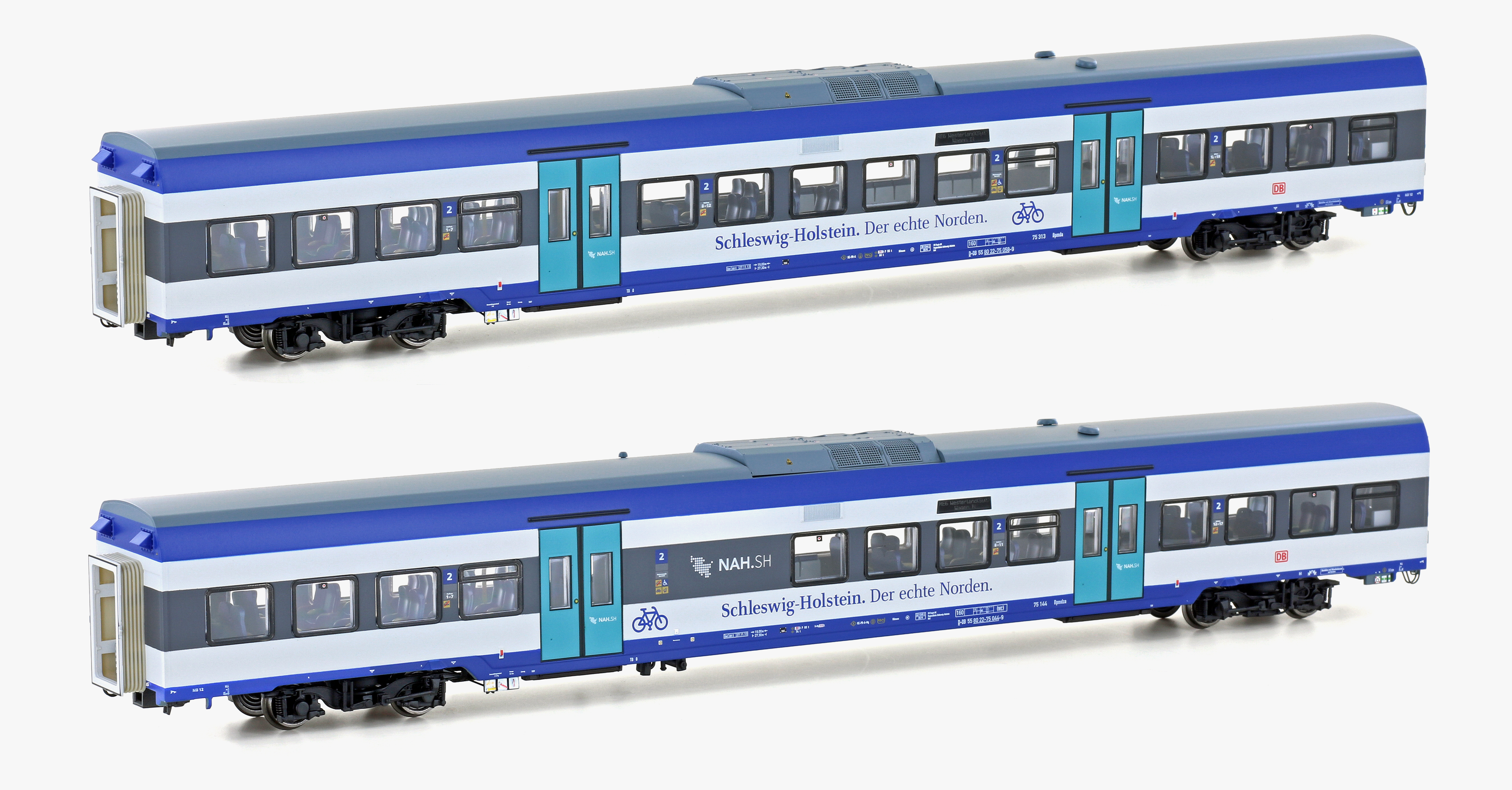 ASM 597004 - 2er Set Marschbahn Personenwagen DBAG