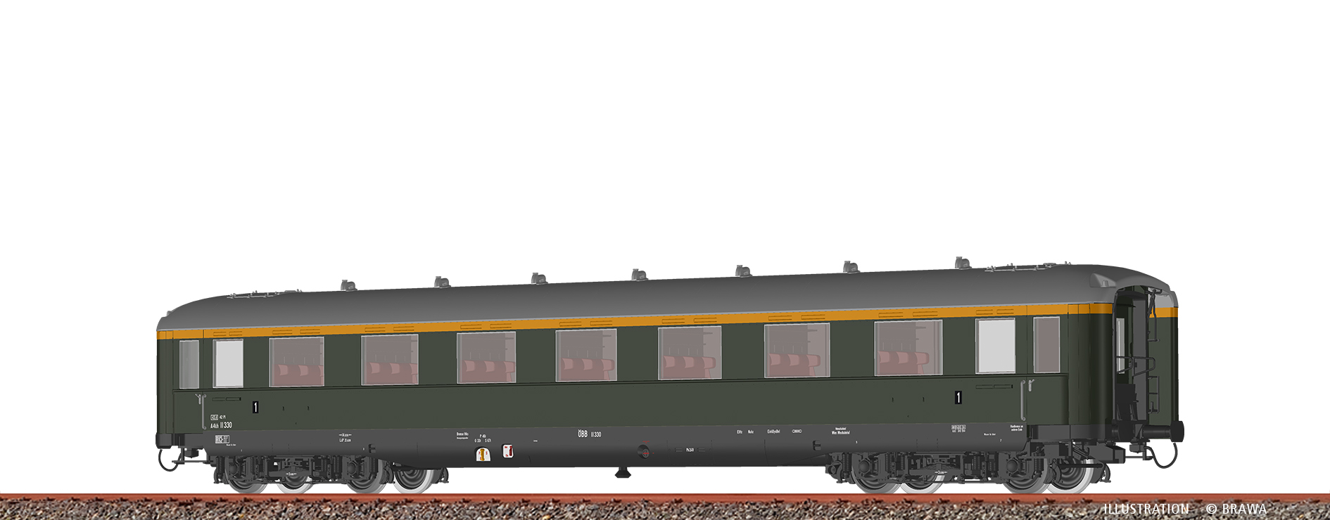 Brawa 51102 - H0 PEW A4üh ÖBB III
