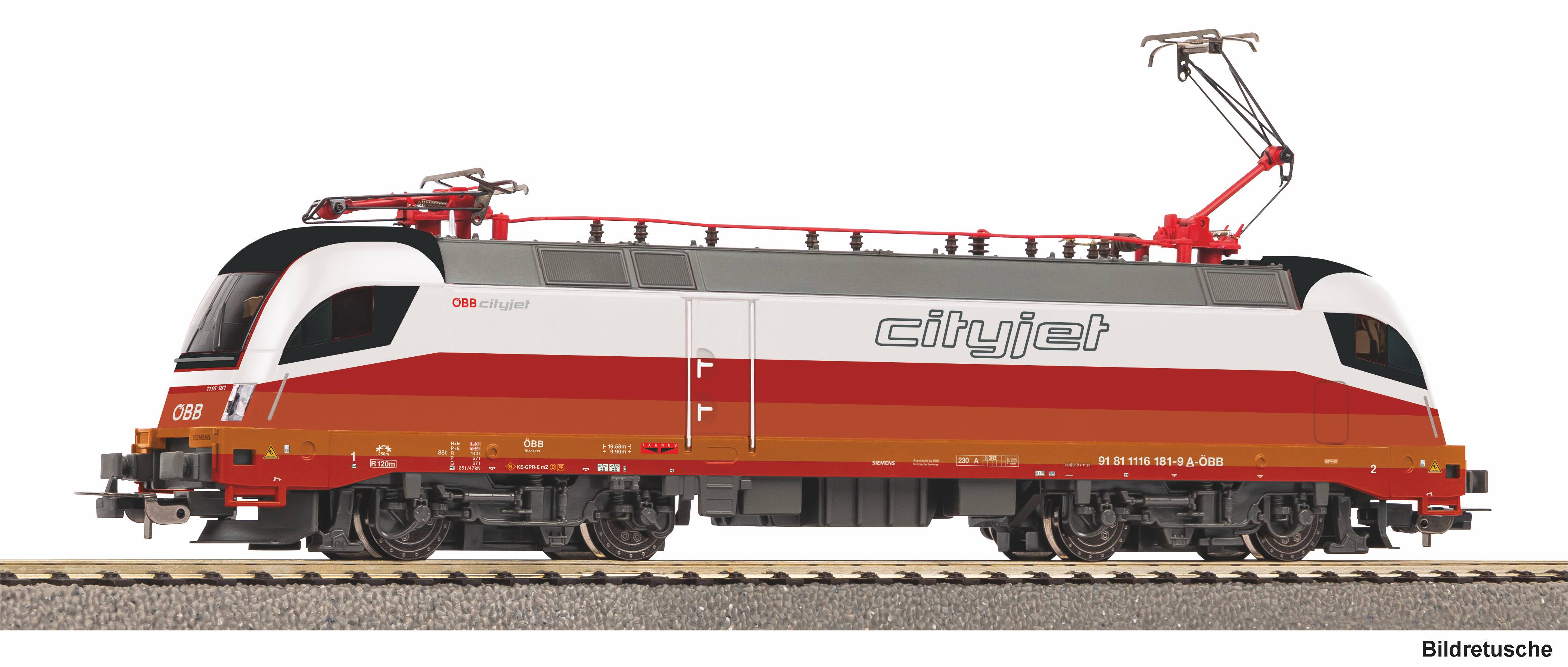 Piko 57408 - Elektrolok Taurus CityJet ÖBB VI + DS