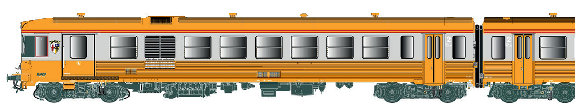 LS Models LS11525 - Triebzug X 4790, 2-tlg. SNCF,