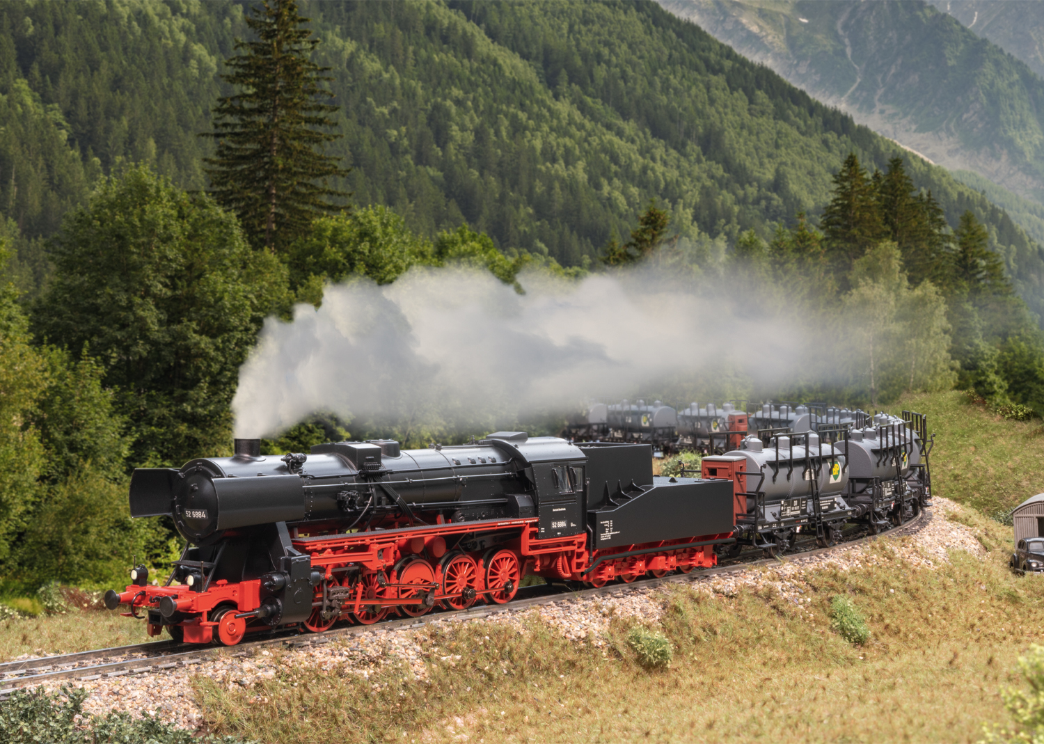 Märklin 39535 - Dampflok BR 52 Steifr DB