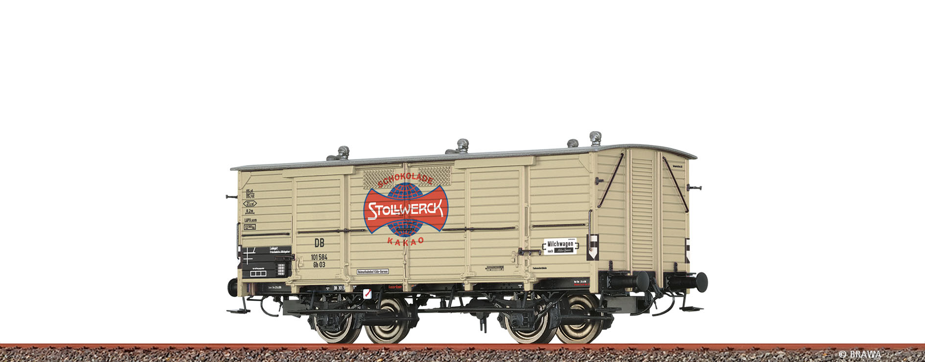 Brawa 50355 - H0 KÜW Gh 03 DB II, Stollwerck