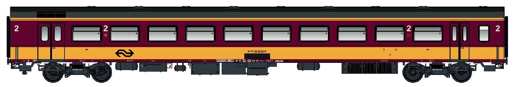 LS Models LS44262 - Personenwagen ICR 2.Kl. B10 NS