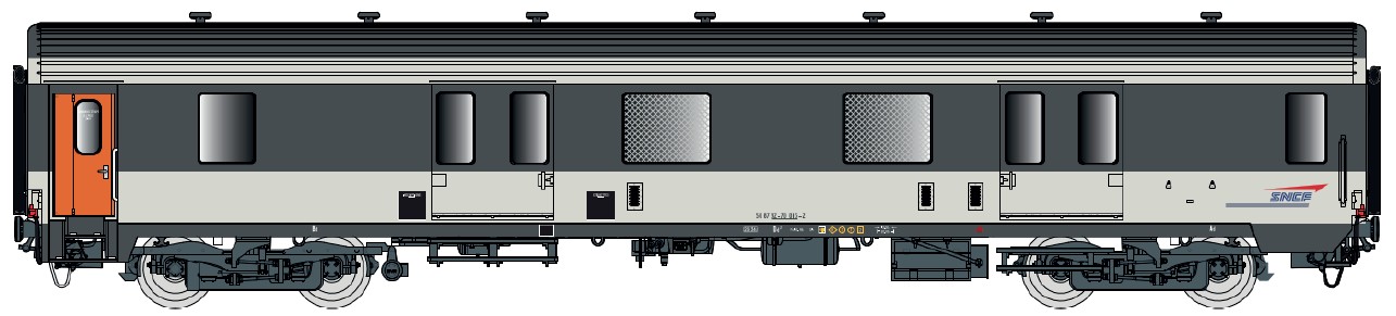 LS Models LS31233 - Packwagen MC76 Dd2 SNCF, Ep.IV