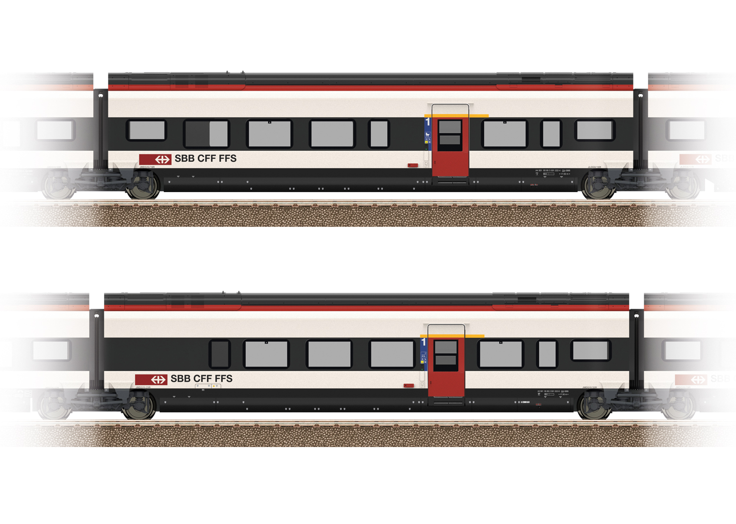 Trix 23283 - Ergänzungsset 3 zu Giruno SBB