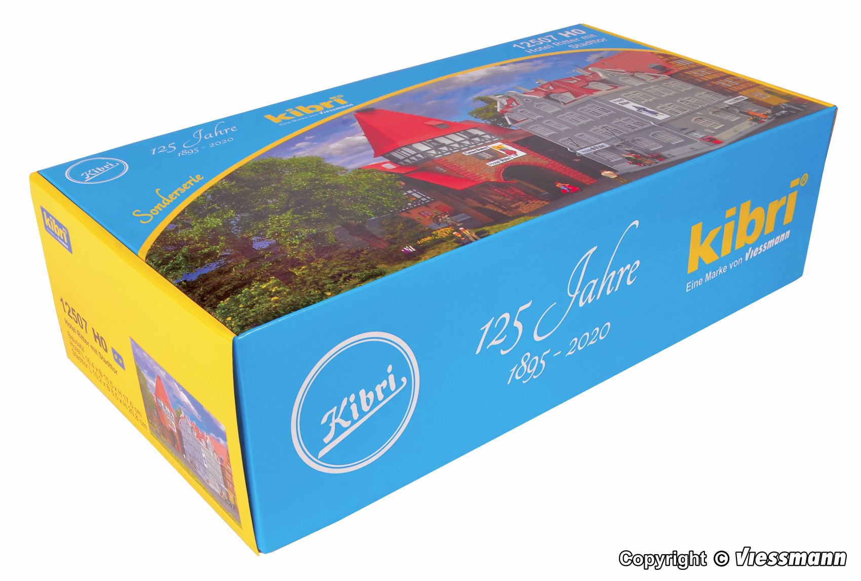 Kibri 12507 - H0 Hotel Ritter mit Stadttor