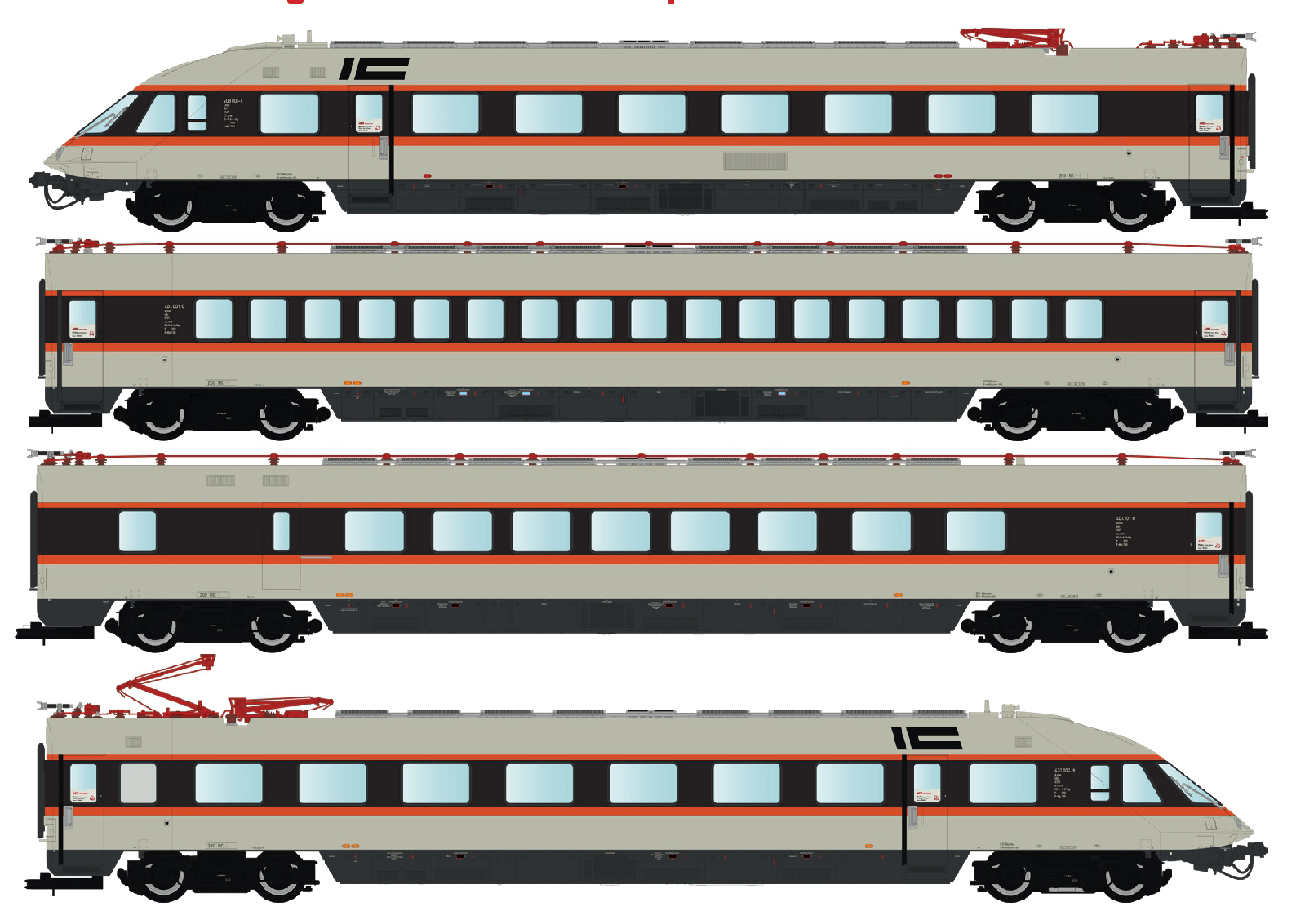 LS Models LS16000DC - Triebzug ET 403, 4-tlg. DB,