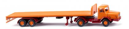 Wiking 055409 - Flachpritschensattelzug (Faun