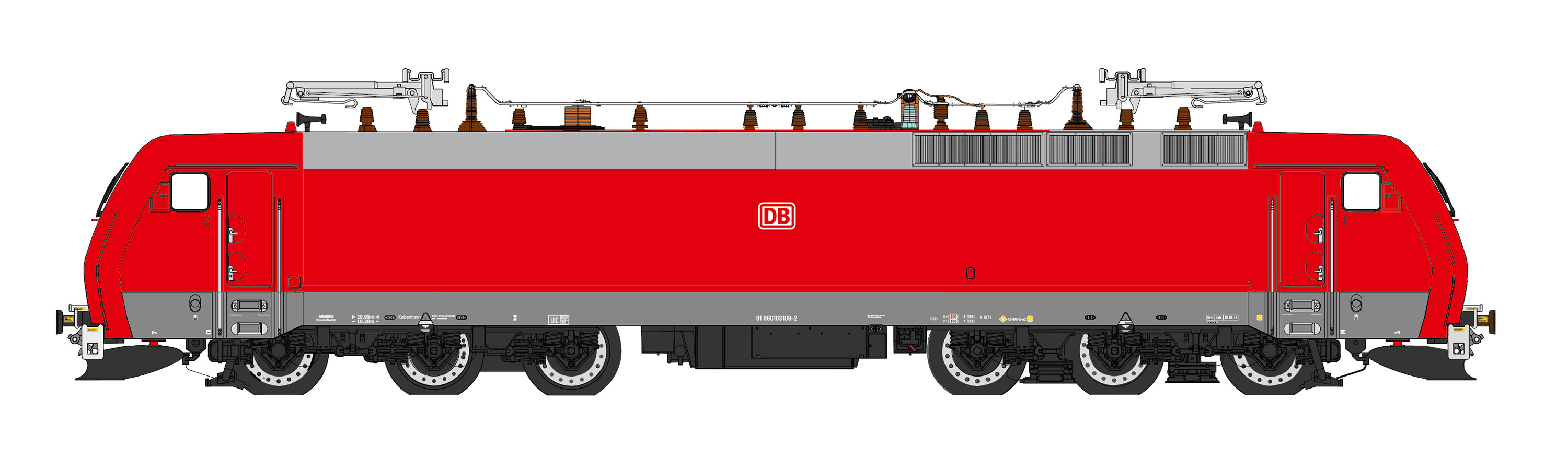 Heljan HE10044403 - E-Lok Serie EG 3109 DB Schenke