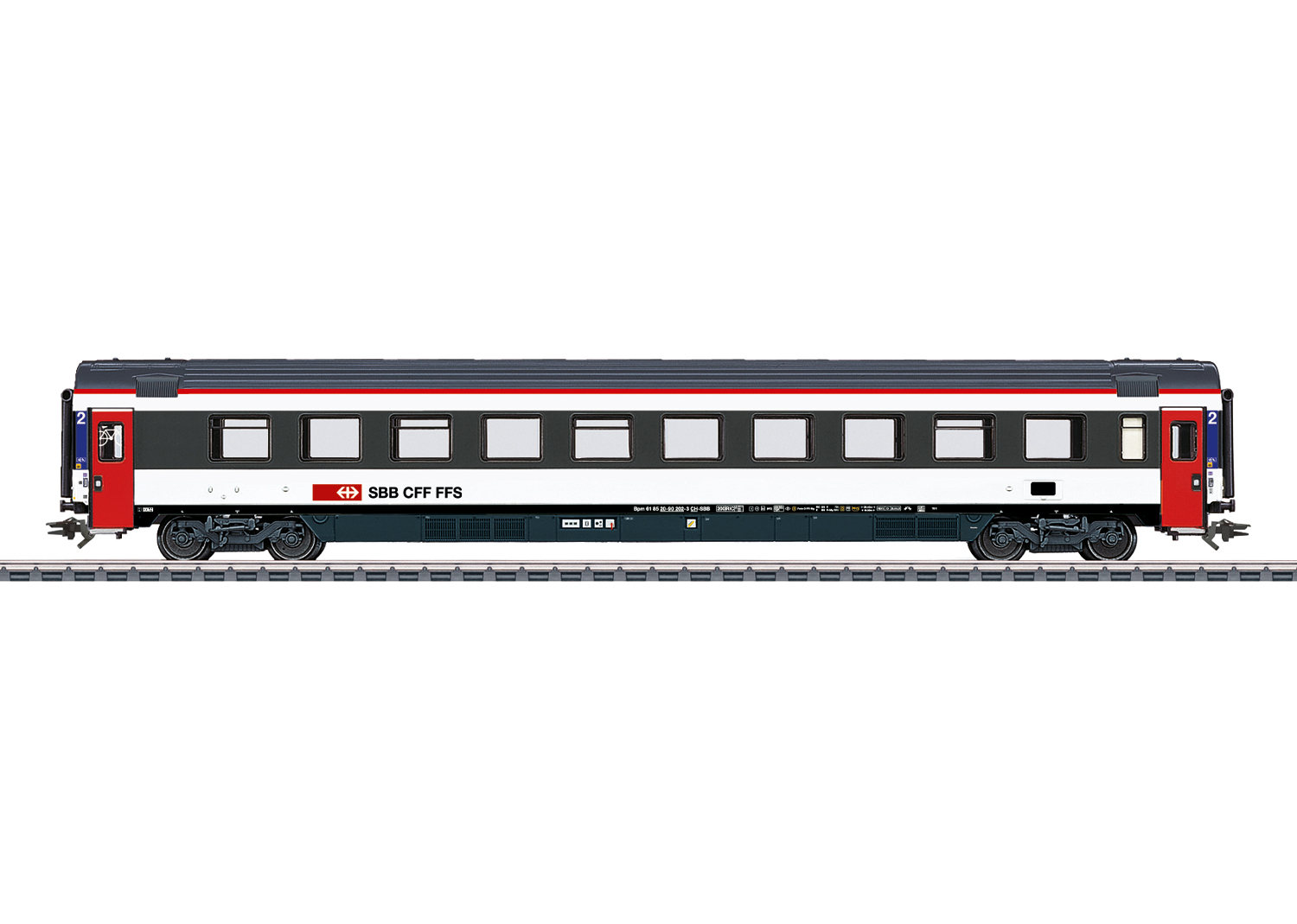 Märklin 43674 - EuroCity-Schnellzw.Bpm SBB