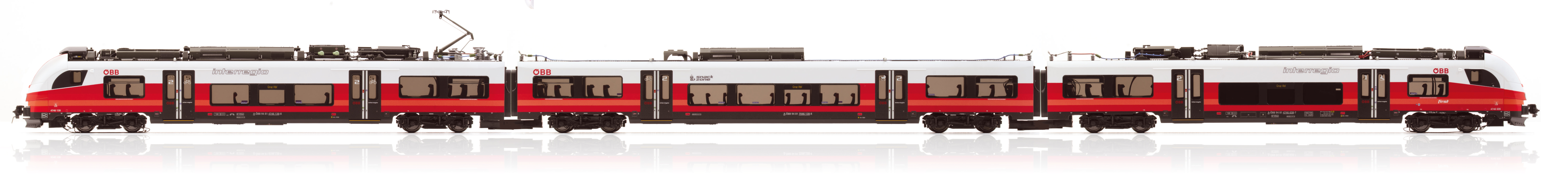 Jägerndorfer JC19962 - Triebzug Rh 4746 Desiro, 3-