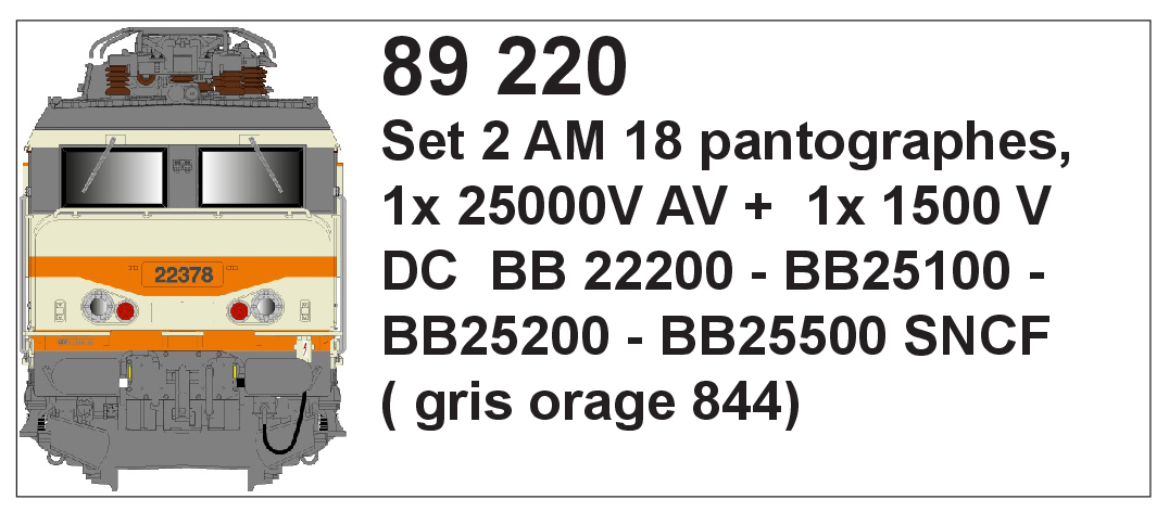 LS Models LS89220 - Stromabnehmer AM18 (BB 22200/2