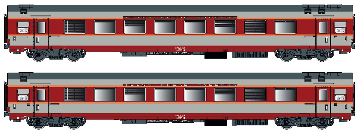 LS Models LS40079AC - 2er Set GC Personenwagen A8u