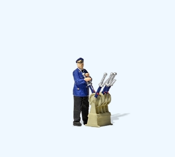 Preiser 28271 - Stellwerkarbeiter, Stellwerk