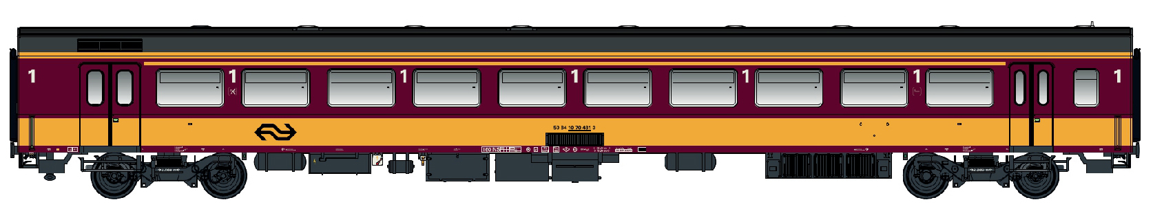 LS Models LS44261 - Personenwagen ICR 1.Kl. A10 NS