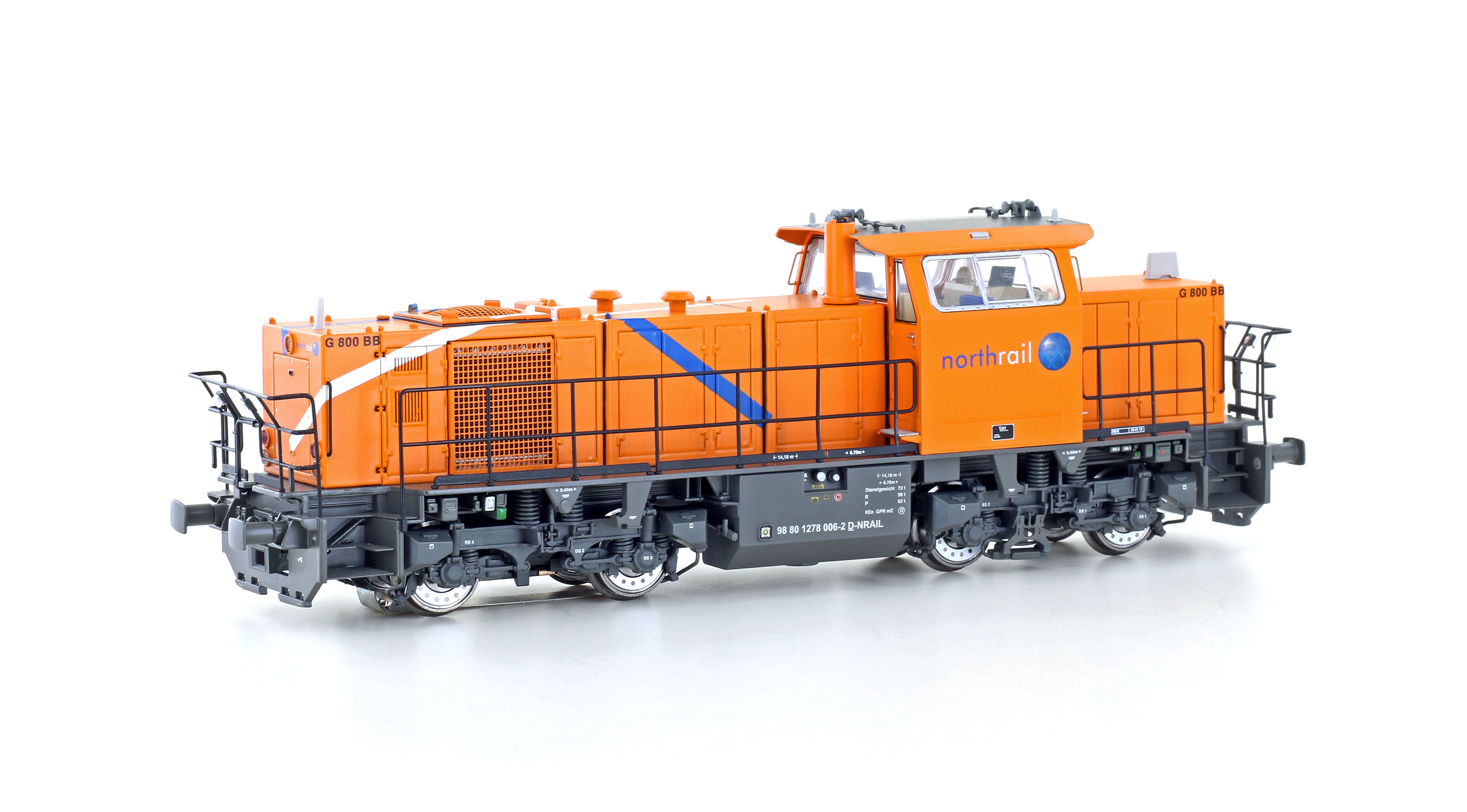 Jägerndorfer JC10742 - Diesellok MaK G800 BB North