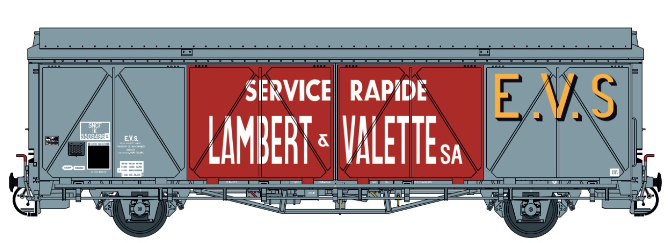 LS Models LS30688 - Schiebewandwagen IK SNCF/EVS/L