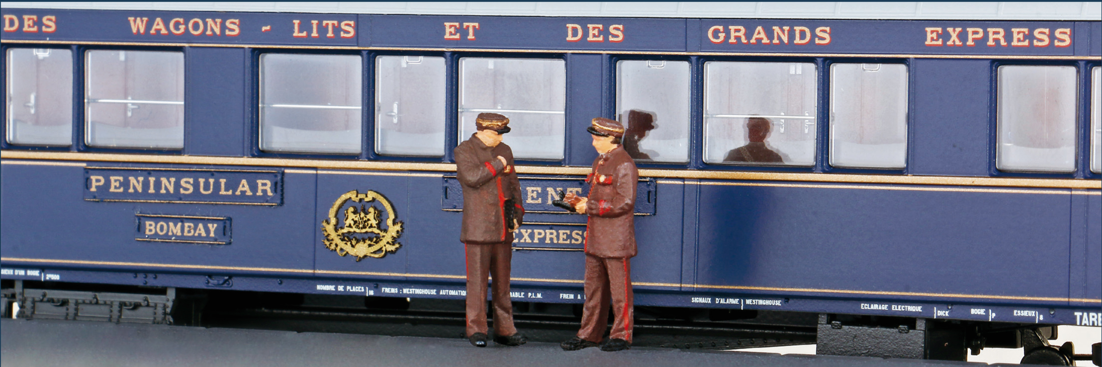 LS Models LS89650 - 3er Set Zugbegleiter CIWL, Ep.